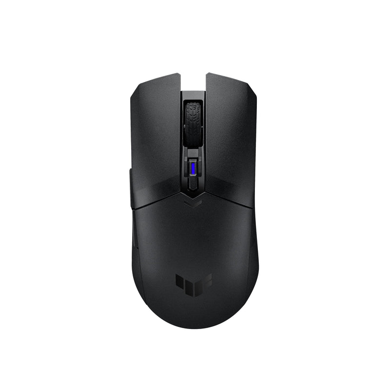 ASUS TUF Gaming M4 Wireless Gaming Mouse, dual wireless modes - Bluetooth/RF 2.4 GHz, 12,000 DPI Optical Sensor, 6 Programmable Buttons, PBT top cover with ASUS Antibacterial Guard