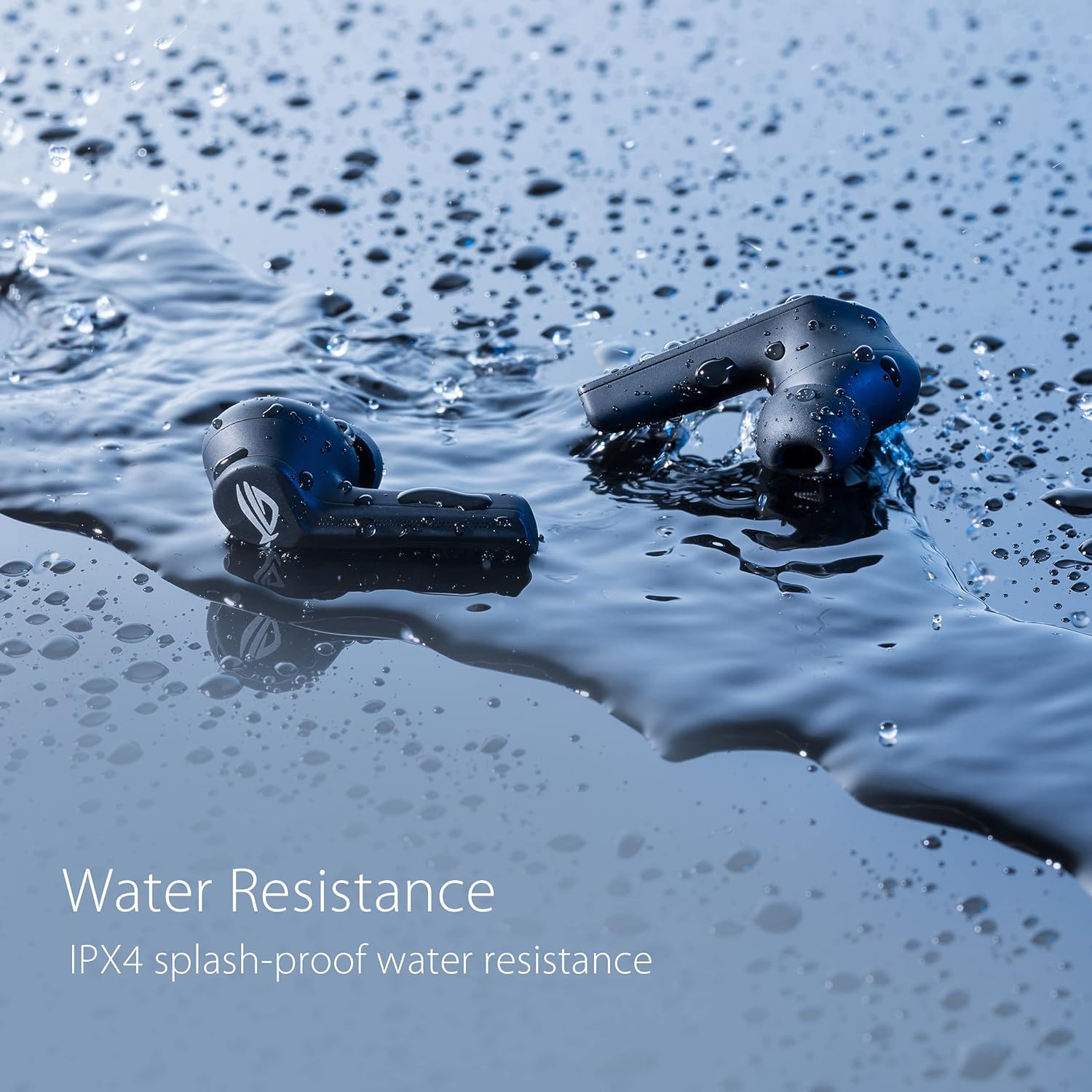 ASUS ROG Cetra True Wireless - Wireless Gaming Earbuds with Low Latency Connection, ANC, up to 27 Hours of Battery thanks to its integrated charging case, IPX4 water resistance.