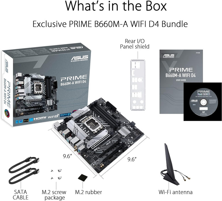 1700 ASUS MB ASUS PRIME B660M-A WIFI DDR4,4389338