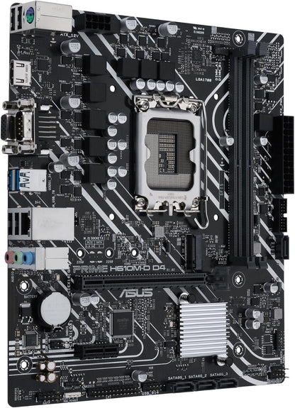 1700 ASUS PRIME H610M-D DDR4, (ASUCMPH610MD0