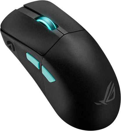 Asus ROG Harpe Ace Aim Lab Edition Wireless Gaming Mouse, 54 g Lightweight, 2.4GHz RF, Bluetooth, 36K DPI Sensor, 5 Buttons, ROG SpeedNova, ROG Omni Receiver, Esports & FPS Gaming