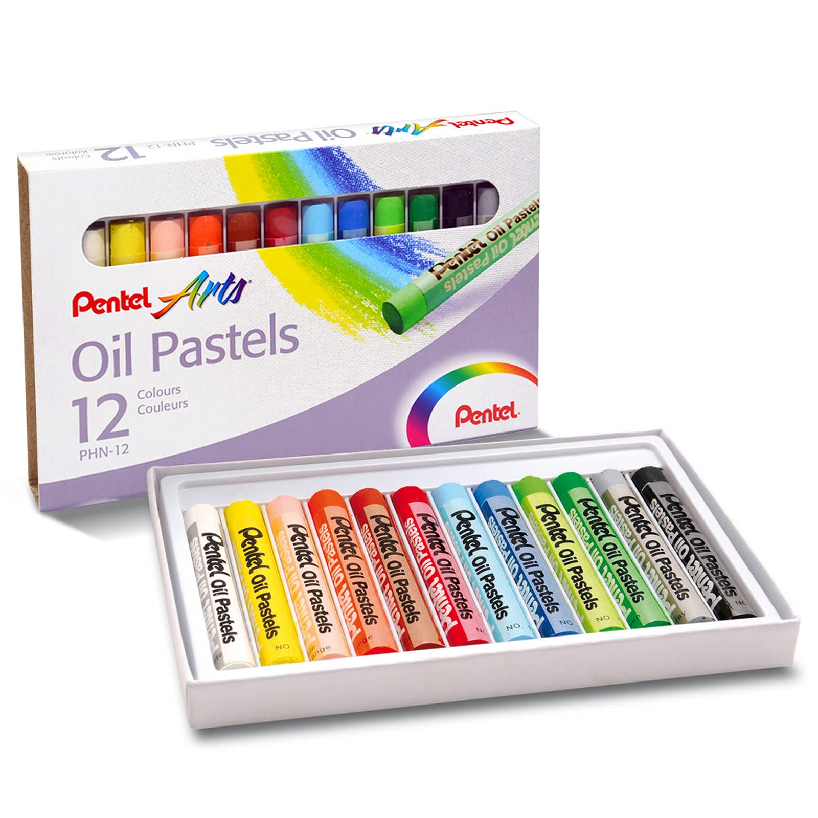 Pentel Oil Pastel Set (Pack of 12