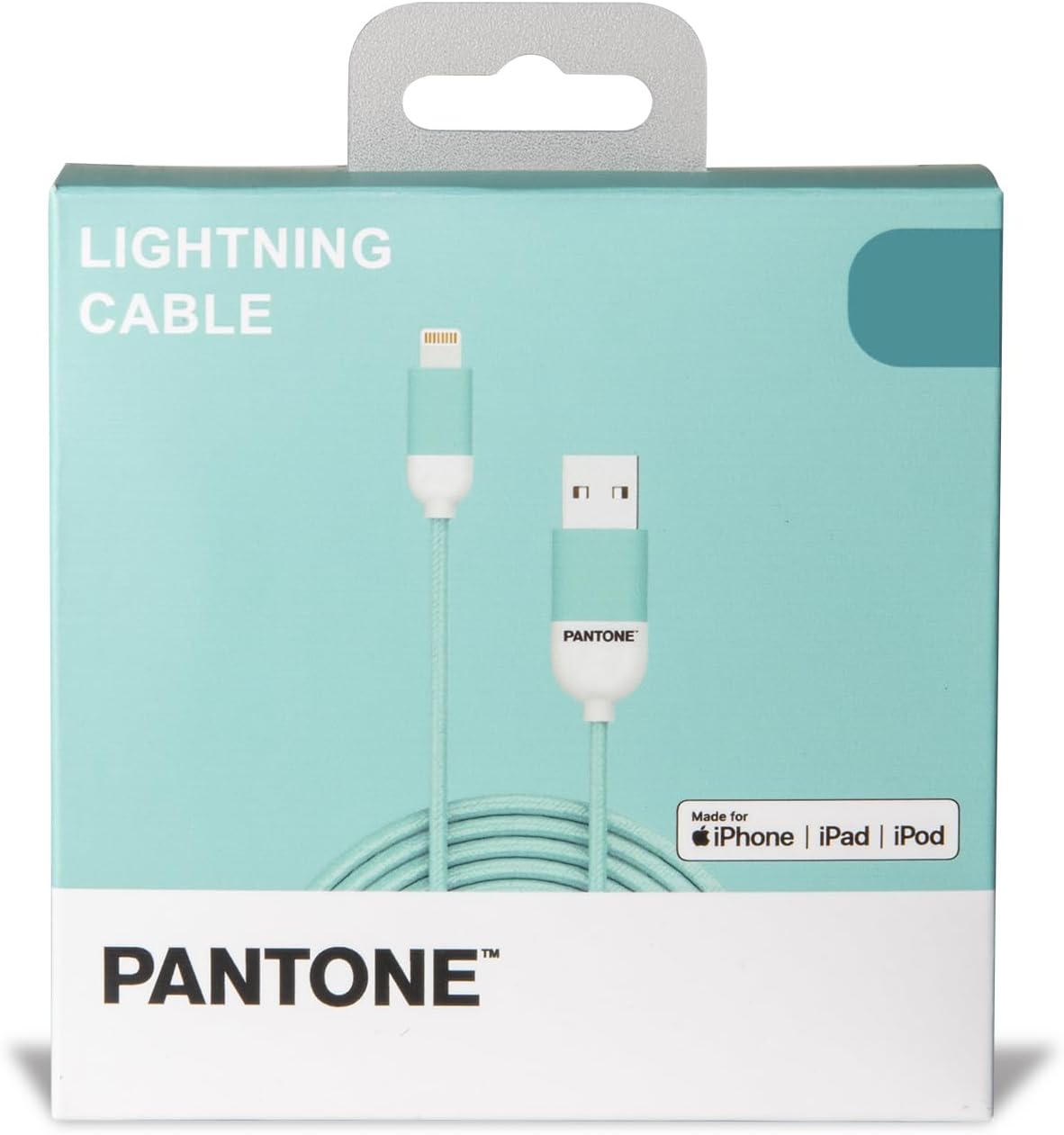 Pantone PTLCS0015L Lightning Cable, 2.4A, 1M Length