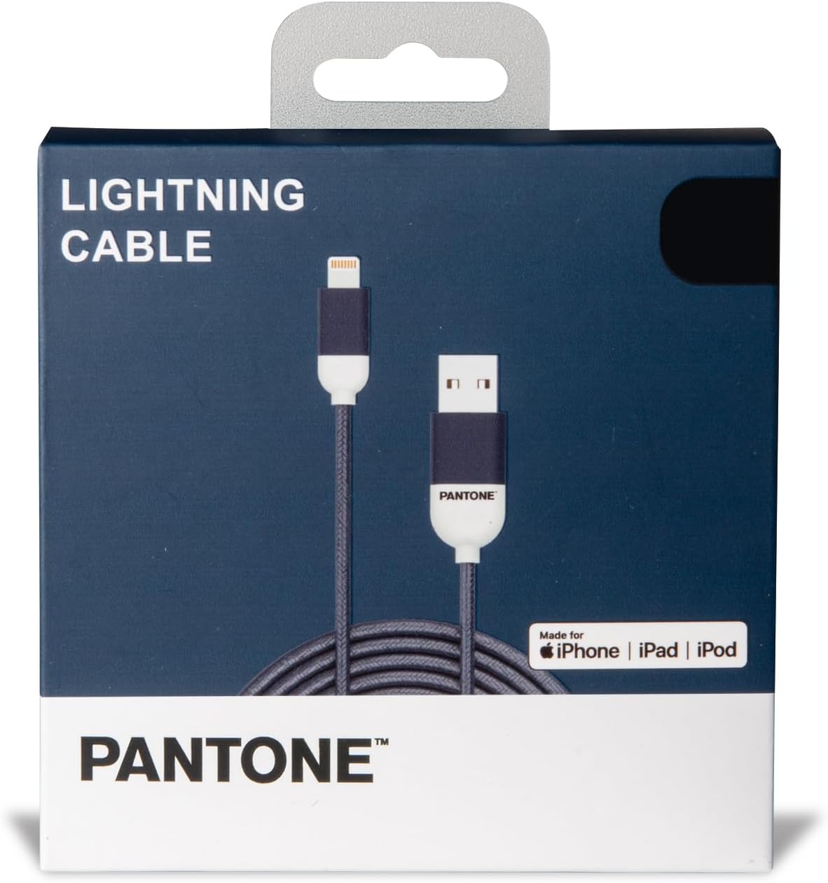 Pantone PTLCS0015N Lightning Cable, 2.4A, 1M Length