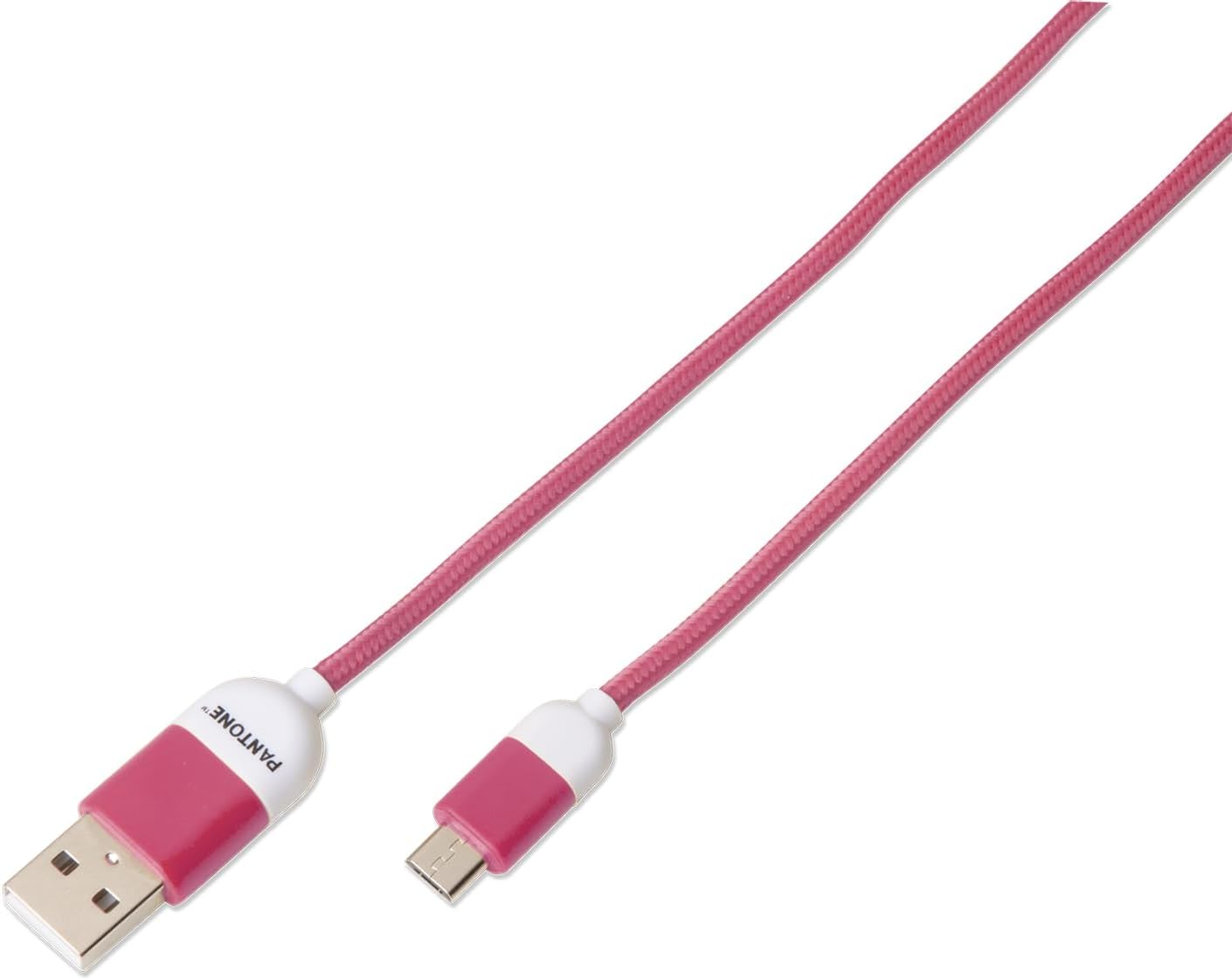 Celly PTMC0015P Pantone Micro USB 2.0 Cable, 2.4A Output, 1m Length