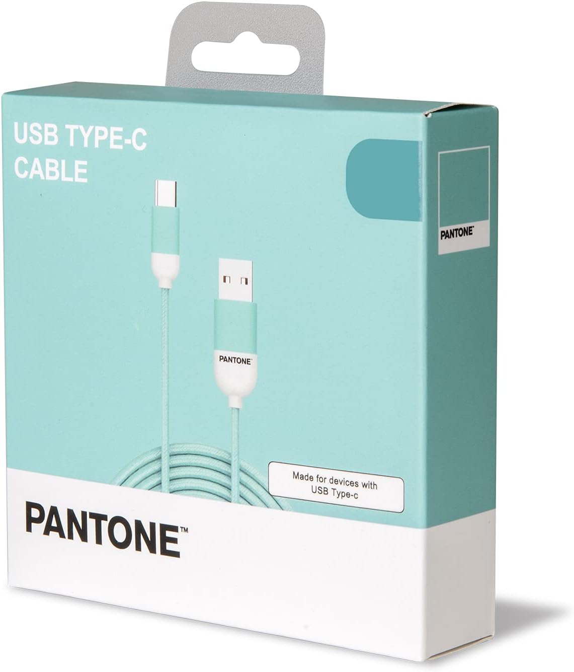 Celly PTTC0015L Pantone Type-C Cable, 2.4A Output, 1m Length
