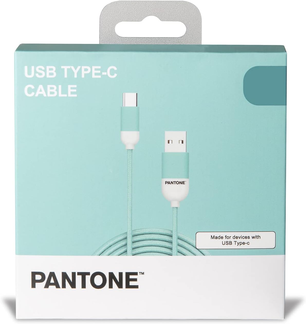 Celly PTTC0015L Pantone Type-C Cable, 2.4A Output, 1m Length