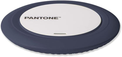 Celly Pantone Qi Caricabatterie Wireless, Carica Batterie Wireless per Cellulare, Ricarica Wireless 7.5W, Caricatore da Tavolo per iPhone e Android, Navy