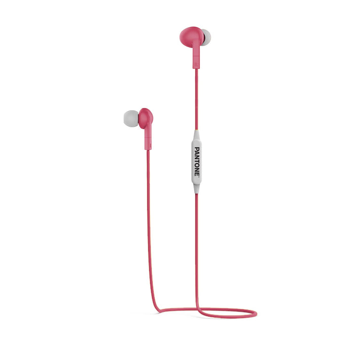 Celly PTWE001P Pantone Earphones, Bluetooth, In Ear, 1.2M Length, 3.5mm Jack, Drop Caps
