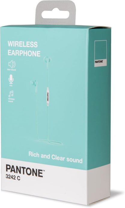 Celly PTWE001L Pantone Earphones, Bluetooth, In Ear, 1.2M Length, 3.5mm Jack, Drop Caps