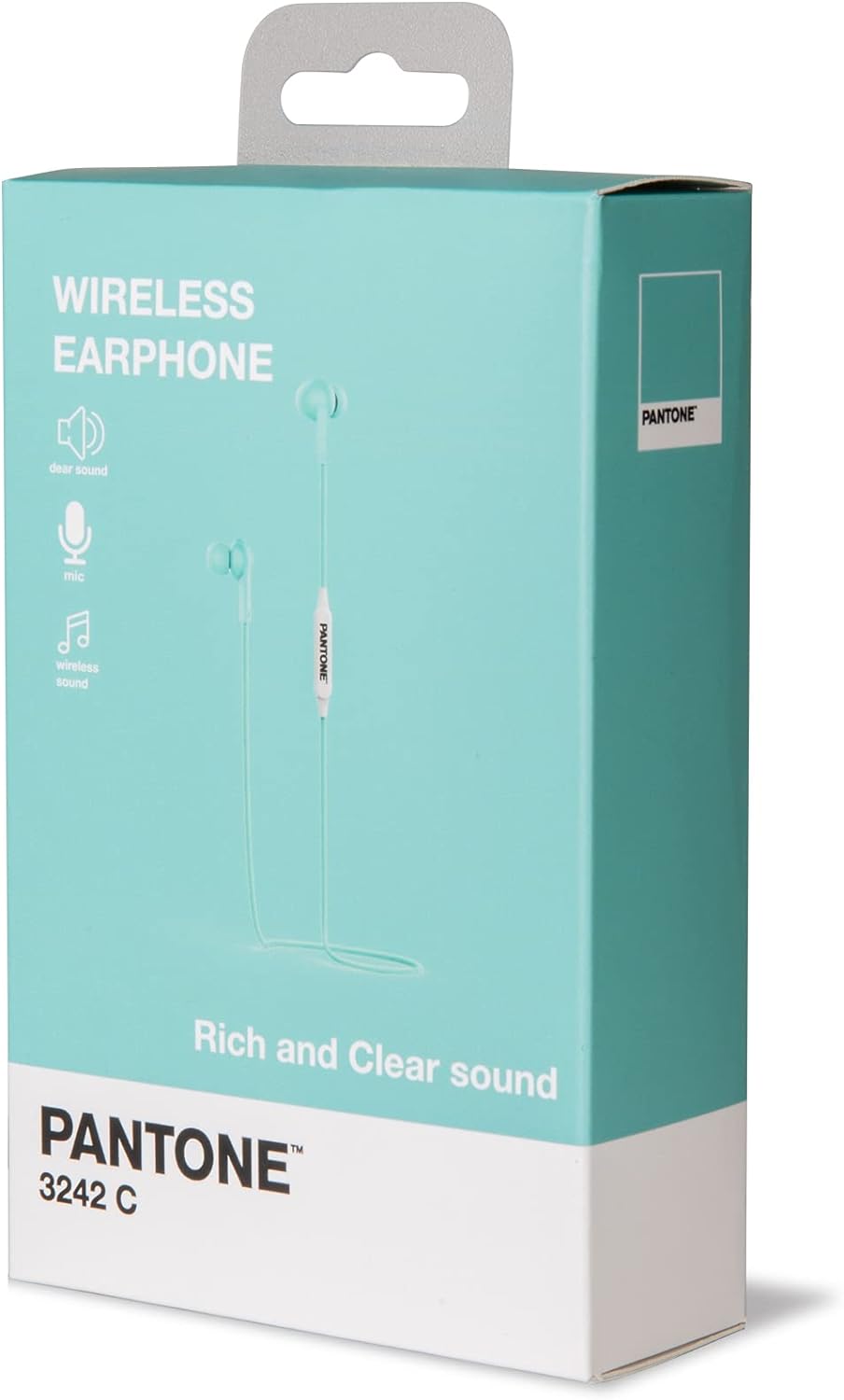 Celly PTWE001L Pantone Earphones, Bluetooth, In Ear, 1.2M Length, 3.5mm Jack, Drop Caps