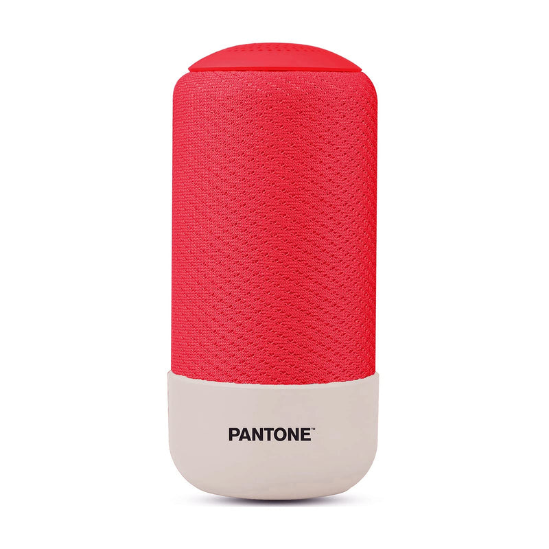 Pantone Celly, Speaker Wireless Linea, Cassa con Tecnologia Bluetooth 5.0, Potenza Output 5W, Fino a 10 Ore di Riproduzione, Speaker Portatile con Controllo da Remoto, Porta Jack 3.5 mm, Red