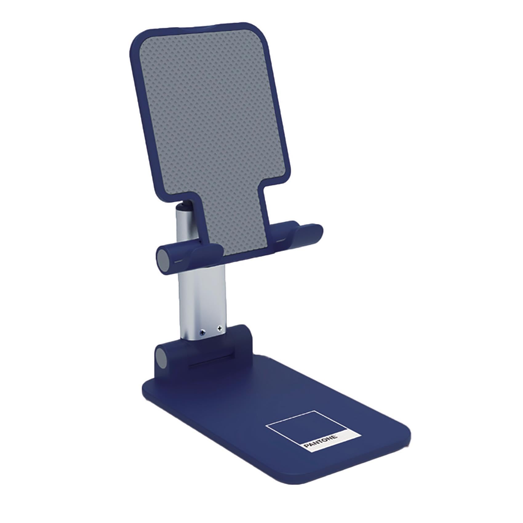 ESPRINET Pantone Desktop Holder Mobile Device Navy | Universal and Non-Slip Holder Head | for Smartphones and Tablets up to 12 Inches | Robust Base and Sturdy Stand