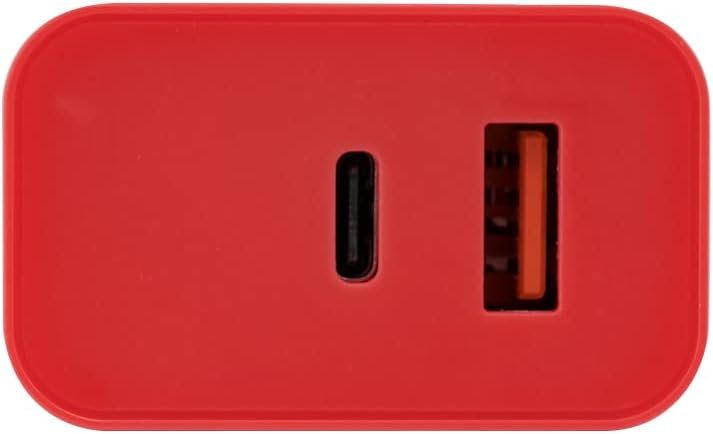 PANTONE CARGADOR RED USBA USBC Rojo