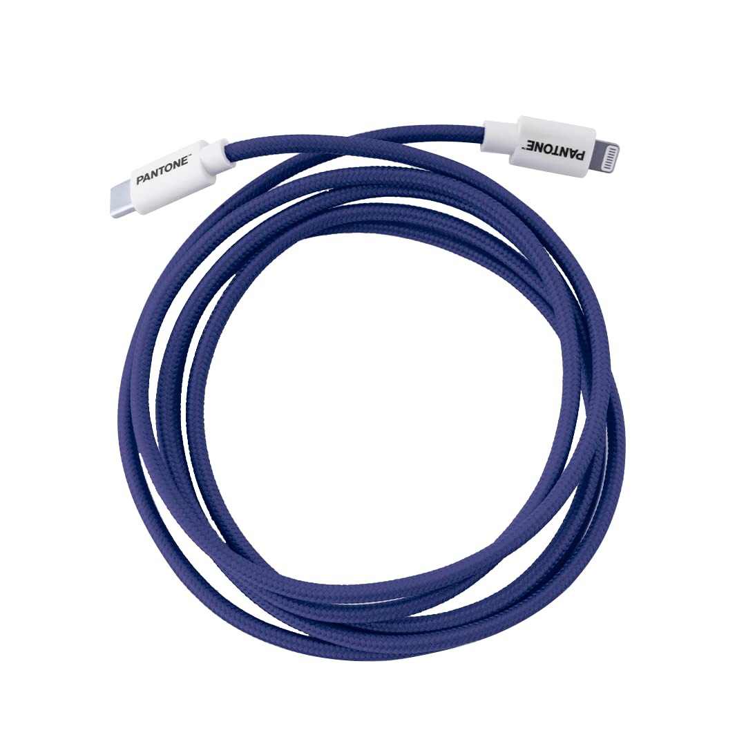 Celly, Cavo USB-C a Lightning Compatibile con Dispositivi Apple e Sistema iOS, Lunghezza 1,5 m, Potenza Supportata 60W, Connettori in PVC e Rivestimento in Nylon Anti-piegamento