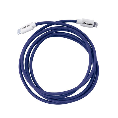 Celly, Cavo USB-C a Lightning Compatibile con Dispositivi Apple e Sistema iOS, Lunghezza 1,5 m, Potenza Supportata 60W, Connettori in PVC e Rivestimento in Nylon Anti-piegamento