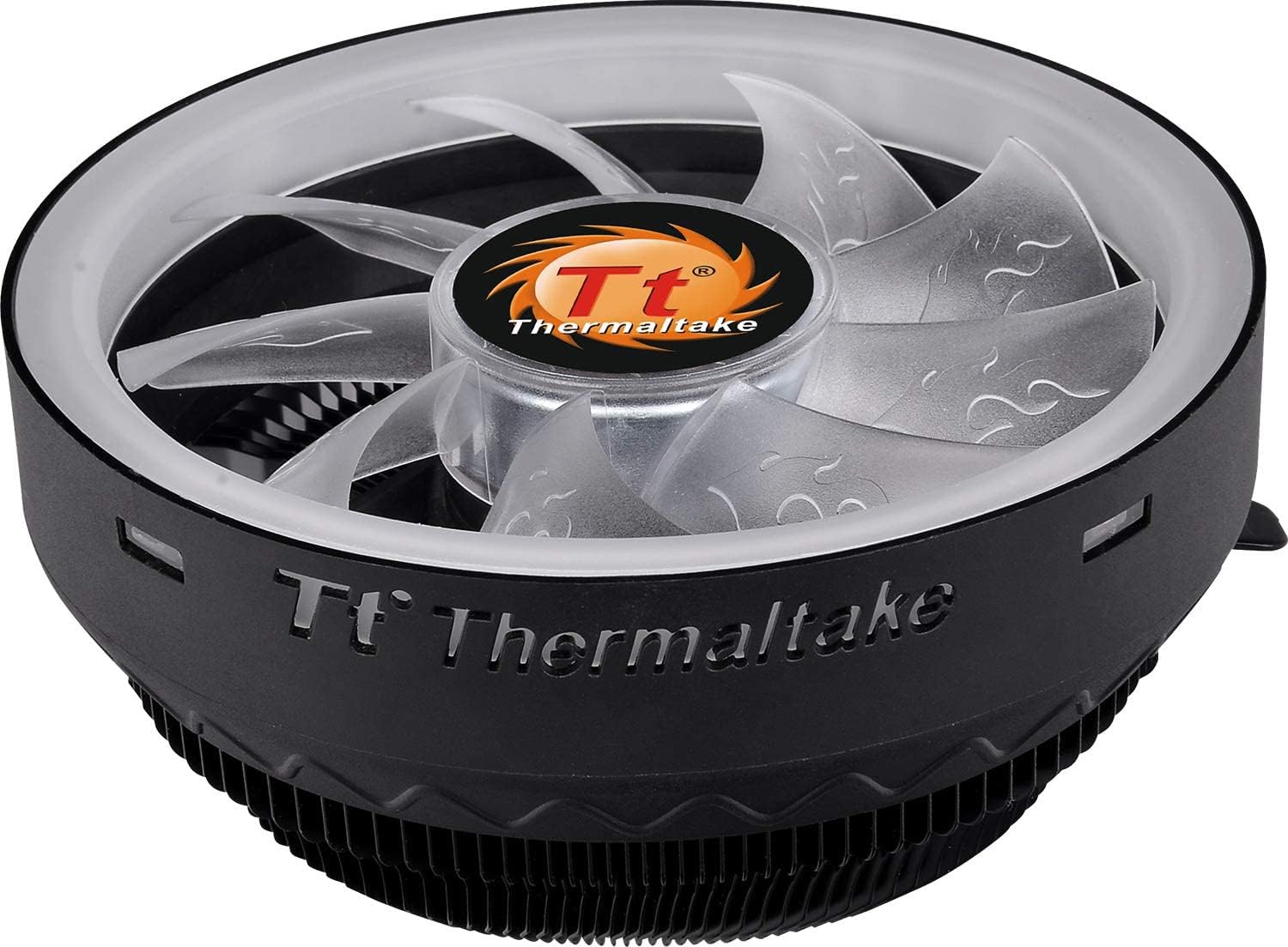 Thermaltake UX 100 Air Cooler ARGB | Quiet 120 mm PWM Fan | for Intel and AMD Socket | 5V Addressable | 65W | Black