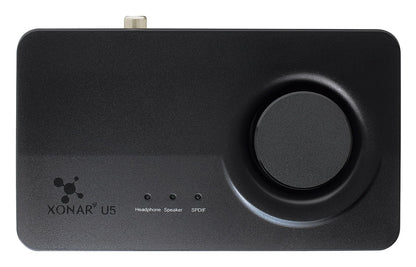 Asus Xonar U5 5.1 Channel USB Soundcard and Headphone Amplifier