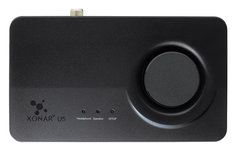 Asus Xonar U5 5.1 Channel USB Soundcard and Headphone Amplifier