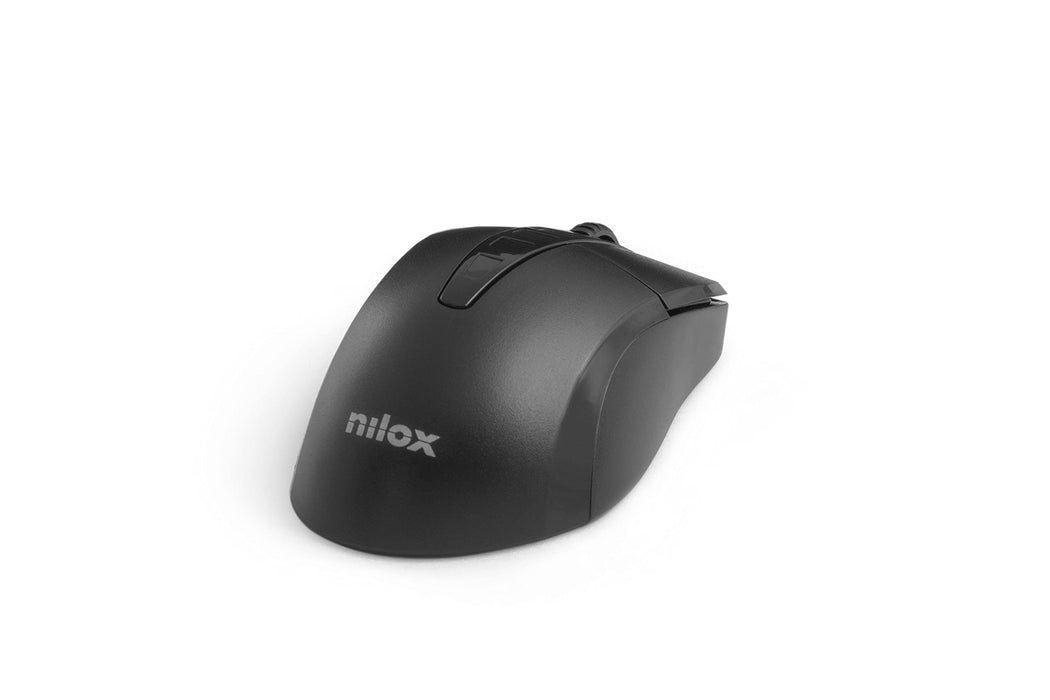 Nilox Optical Mouse USB 1000DPI, Black