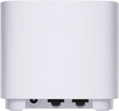 Asus XD4 AX1800 Whole-Home Dual-band Mesh WiFi 6 System - Life-time free network security, parental controls, MU-MIMO support, Traditional QoSCoverage up to 185 Sq. Meter/2000 Sq. ft. for 1pk 1 PACK WHITE WIFI 6 AX1800 2 + BEDROOMS