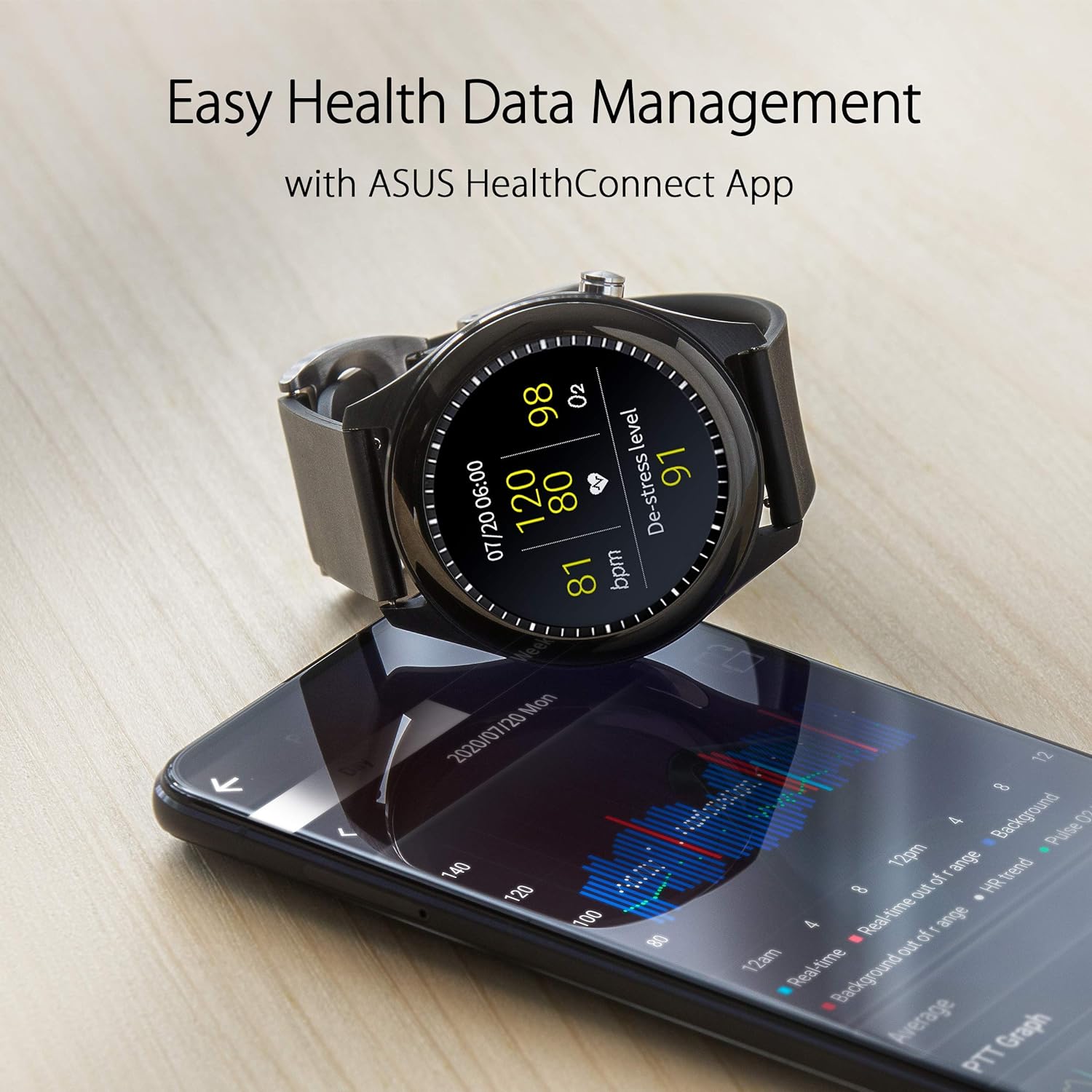 Smartwatch Asus Vivowatch Sp Black 1,34``