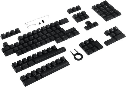 ASUS ROG PBT Keycap Set, Premium, Durable PBT Material Keycaps with Shortened Stems and Mid-Height Profiles, Providing Better Click Stability and Longer Lifespan, UK Layout