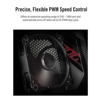 ASUSTEK - GAMING AND ACC PRODUCT ROG STRIX XF120 Single Pack Black ROG