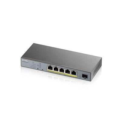 ZYXEL GS1350-6HP-EU0101F commutateur réseau Géré L2 Gigabit Ethernet (10/100/1000) Connexion Ethernet, supportant l'a