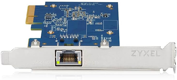 Zyxel 10 Gbit/s PCIe Netzwerkkarte (XGN100C-ZZ0101F) [10-Gigabit-LAN, PCI Express Gen-3 10G PCIe Card RJ45