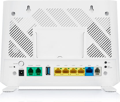 ZYXEL - INTERNET ACCESS DX3301-T0-EU02V1F WIFI 6 AX1800 VDSL2 5-PORT SUPER VECTORING GAT