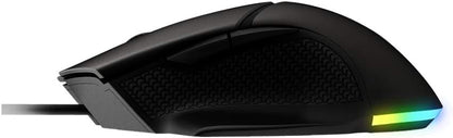 MSI CLUTCH GM20 ELITE Gaming-Maus - 6.400 DPI Optischer Sensor, rechtshändig, 20Mio+ Click OMRON-Switches, 6 Tasten, einstellbares Gewichtssystem, 1ms Latenz, RGB Mystic Light, 98-109g - kabelgebunden