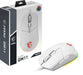 MSI CLUTCH GM11 WHITE Gaming Mouse - 5000 DPI Optical Sensor, Symmetrical, 10M+ Click OMRON Switches, 6-Buttons, 1ms Latency, RGB Mystic Light, 89g - Wired GM11 WHITE Wired (Symmetrical)