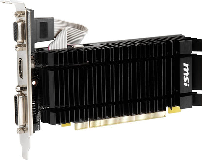 MSI GeForce GT 730 N730K-2GD3H/LPV1 Gaming Graphics Card - 2GB DDR3, 902 MHz, PCI Express 2.0, 64-bit, DL-DVI-D/HDMI/D-SUB