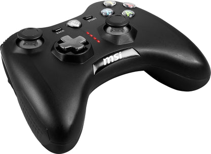 MSI FORCE GC30 V2 Wireless PC Gamepad Controller - 2.4 GHz, 600mAh Li-ion Battery, Interchangeable D-Pad Covers, Dual Vibration Motors, USB 2.0 - Wired/Wireless