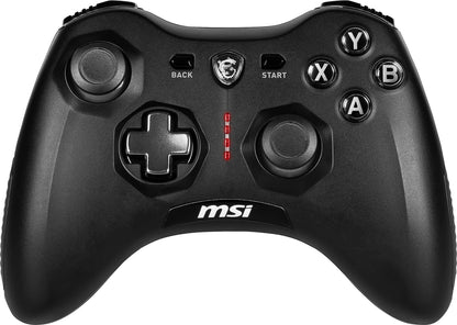 MSI FORCE GC20 V2 Wired PC Gamepad Controller - Interchangeable D-Pad Covers, Dual Vibration Motors, USB 2.0