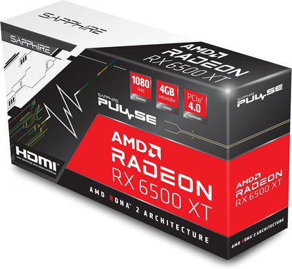 VGA Sapphire RX6500 XT 4GB Gaming OC, Radeon RX 6500XT Single