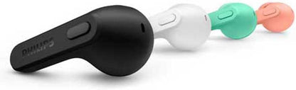 PHILIPS TAT2206PK/00 Auriculares Bluetooth con Micrófono/Resistentes a Salpicaduras y Sudor, 18h de Reproducción, Ajuste Cómodo/Auriculares Inalámbricos/Earbuds, Rosa