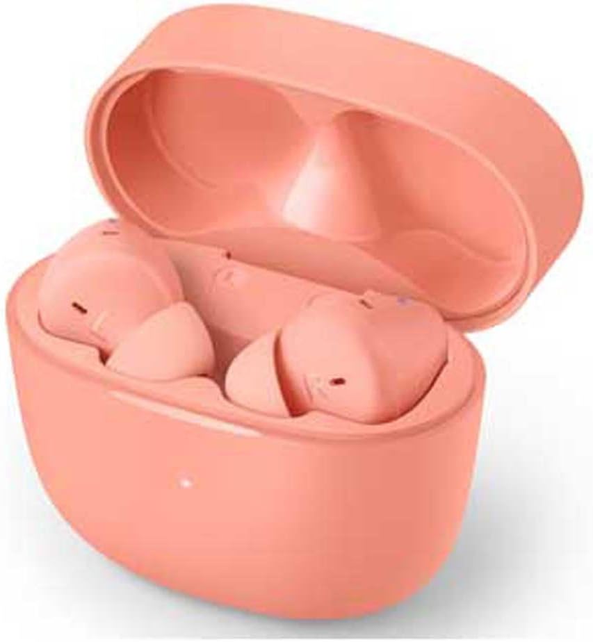 PHILIPS TAT2206PK/00 Auriculares Bluetooth con Micrófono/Resistentes a Salpicaduras y Sudor, 18h de Reproducción, Ajuste Cómodo/Auriculares Inalámbricos/Earbuds, Rosa