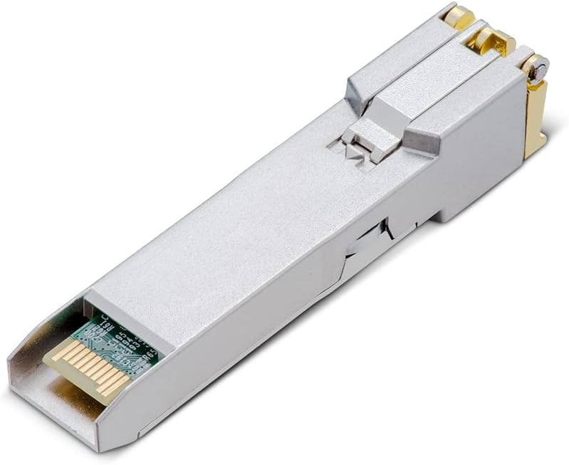 TP-Link TL-SM311T Modulo RJ45 SFP 1000BASE-T, Una Porta Gigabit RJ45 Ethernet, Supporta Funzioni di Controllo TX Disable, Funzionalità Hot-Pluggable SFP Footprint, Guscio in Metallo, Low EMI