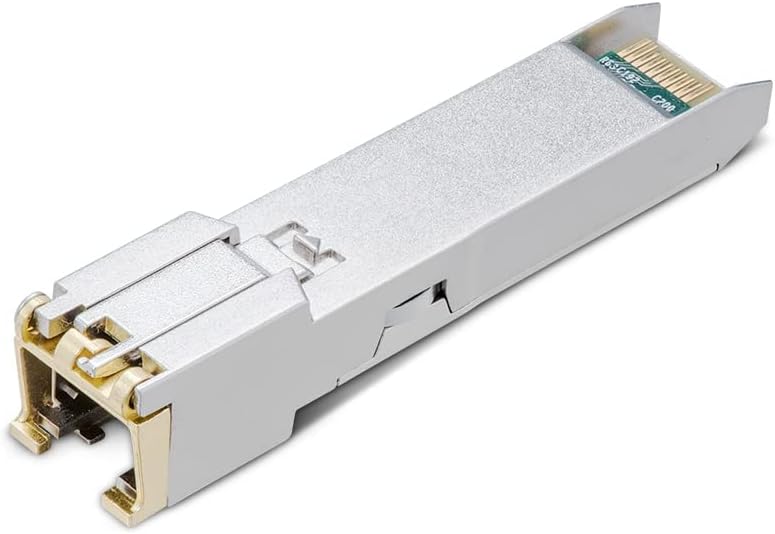 TP-Link TL-SM311T Modulo RJ45 SFP 1000BASE-T, Una Porta Gigabit RJ45 Ethernet, Supporta Funzioni di Controllo TX Disable, Funzionalità Hot-Pluggable SFP Footprint, Guscio in Metallo, Low EMI
