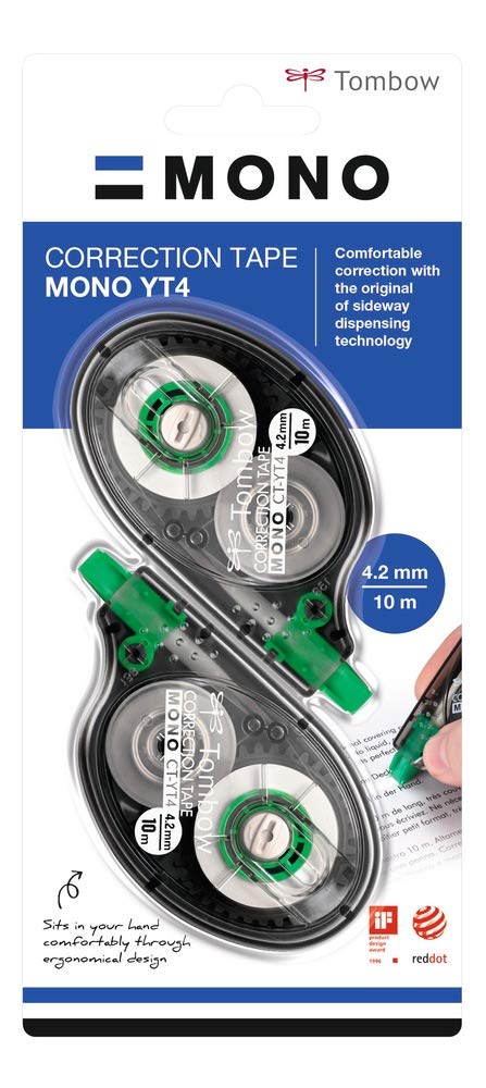 Tombow Mono CT-YT4 Correction Tape (Pack of 2