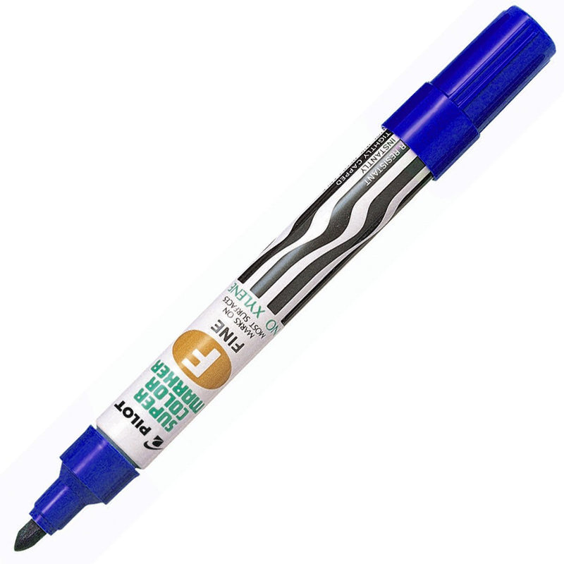 Rotulador permanente Pilot Sca-F Azul Recargable (12 Unidades