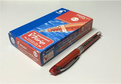 Pilot - 006737 - Roller V7 Grip rosso punta 0 7 tratto 0 4 mm (conf.12