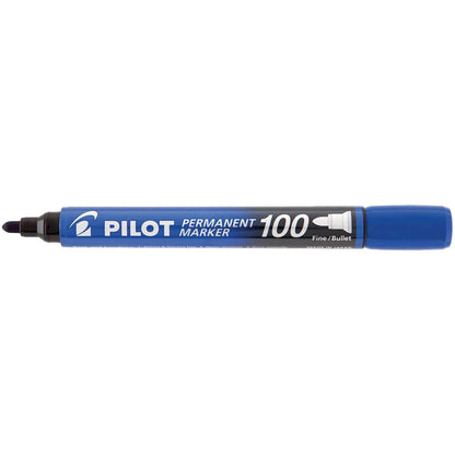 Pilot sca-100-l – Pack of 12 Permanent Markers, Conical Tip, Blue