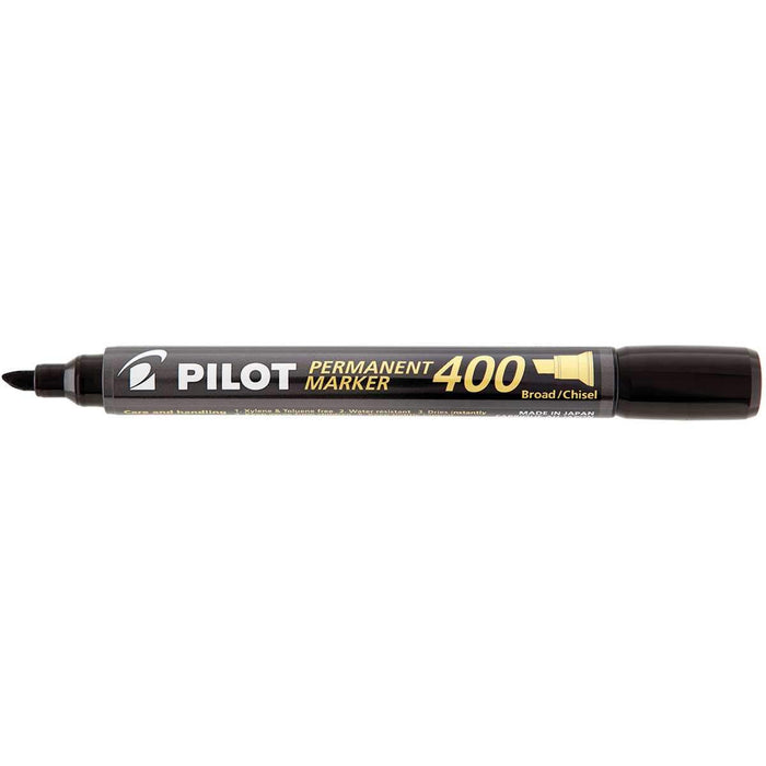 Pilot sca-400-b – Pack of 12 Permanent Markers, Chisel Tip