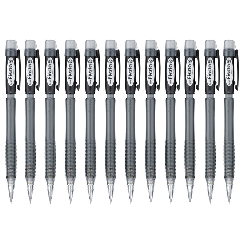 Pentel AX105-AO Fiesta Portamine, 0.5 mm, Confezione 12