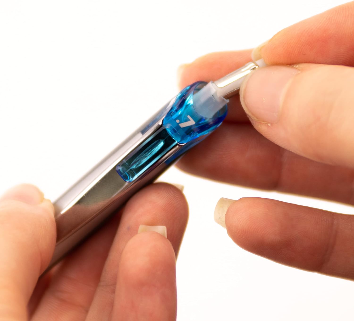 Pentel 0.7 mm EnerGize Automatic Pencil - Sky Blue Barrel (Pack of 12), PL77-S