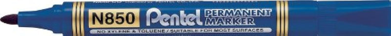 Pentel Permanent Markers Bullet Point - Blue (Pack of 12