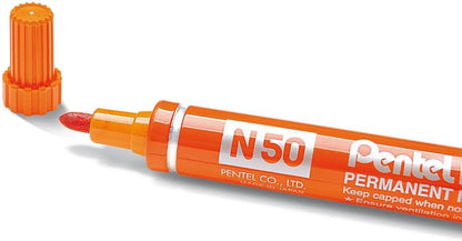 Pentel N50 Marker Black/Red/Green/Blue/Brown/Orange/Purple/Yellow